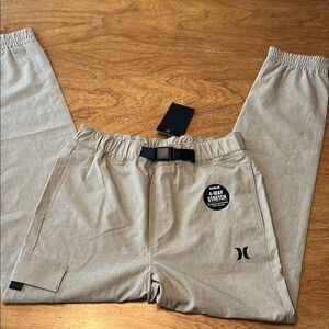 NWT Hurley Boys Khaki 4-Way Stretch Pants